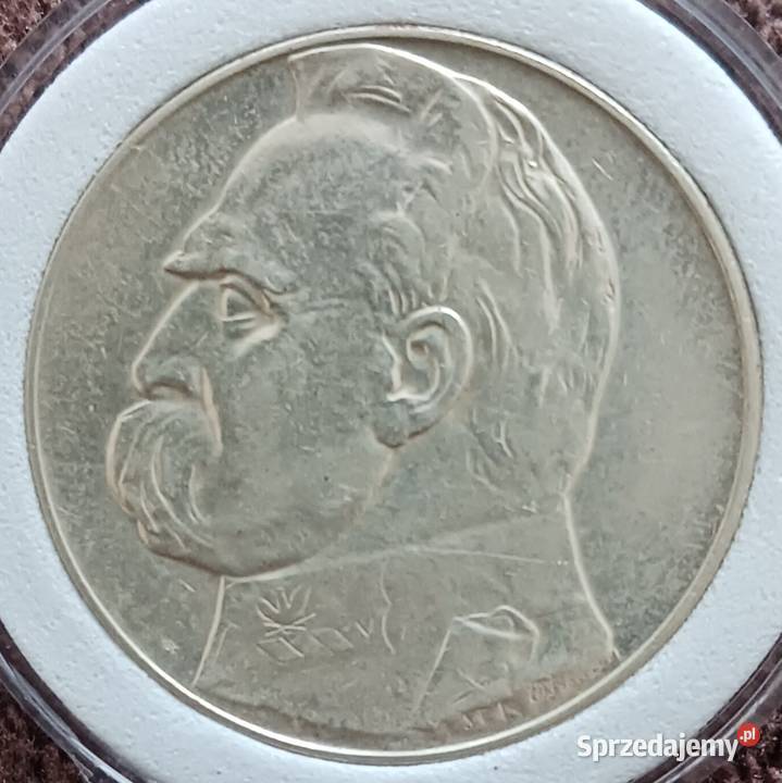 10 J Piłsudski 1935 r 6 mennicze Numizmatyka Konin