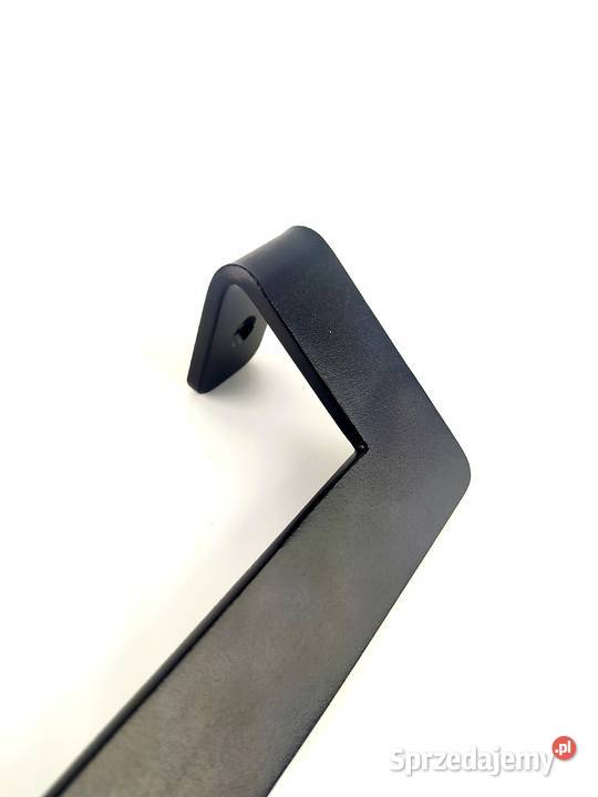 Wieszak uchwyt ręcznikowy ścienny 30 metalowy czarny Kraków