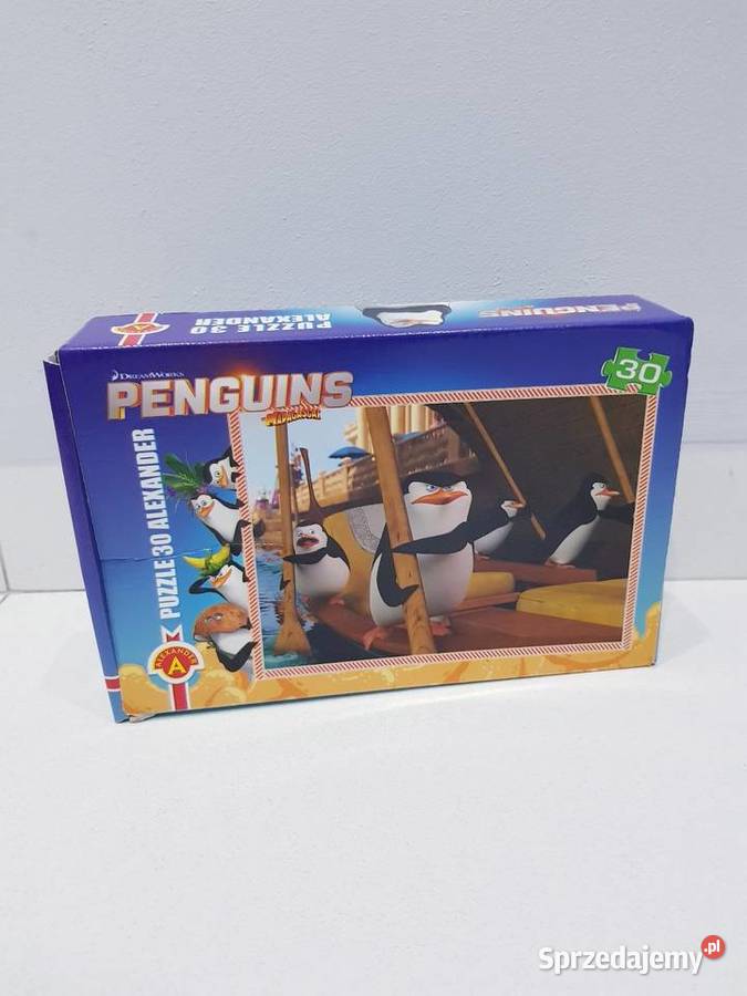 Puzzle edukacyjne Pingwiny z Madagaskaru dzieci Dąbrowa Górnicza