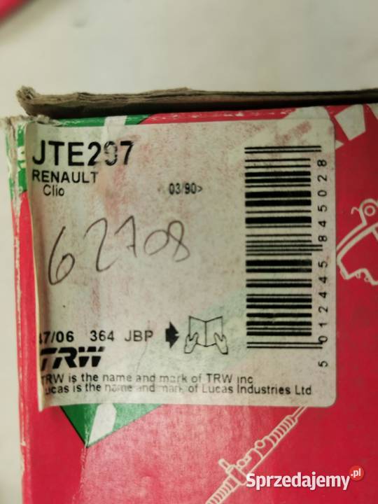 KOŃCÓWKA DRĄŻKA KIER RENAULT CLIO I 18 1998 TRW osobowe sprzedam