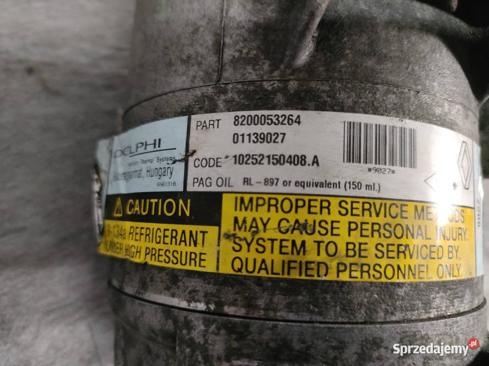 RENAULT SCENIC II MEGANE II sprężarka Kompresory klimatyzacji wielkopolskie Swarzędz