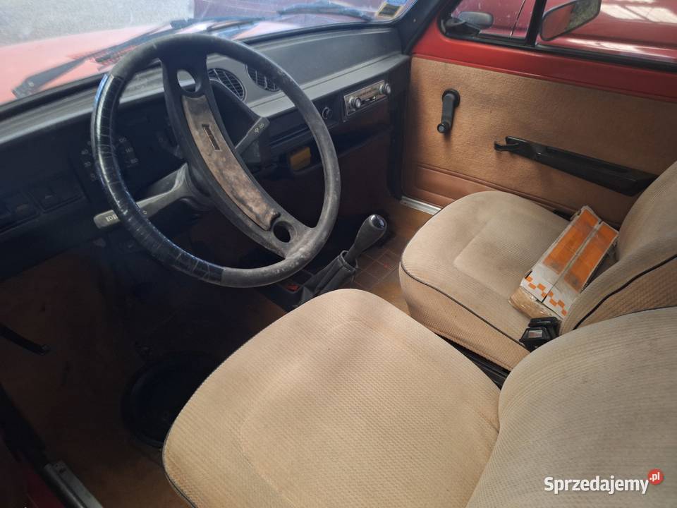 Fiat 127 5 drzwi czerwony bez korozji ładny stan Lębork sprzedam