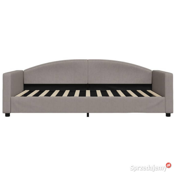Sofa z materacem do spania kolor taupe tkanina mazowieckie Warszawa