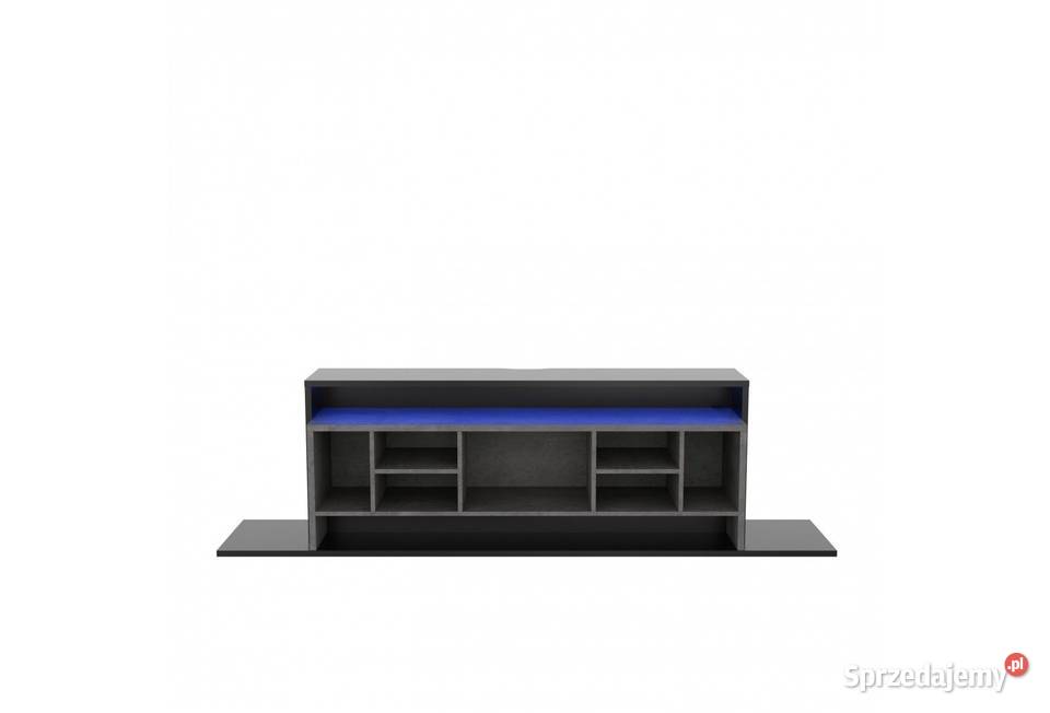 Nowoczesna szafka RTV z USB i LED NOWA w
