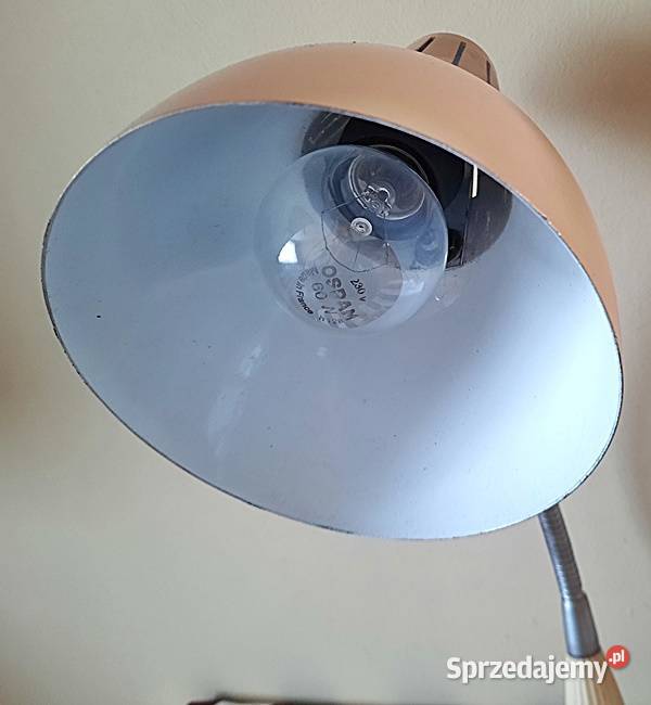 Lampa na biurko z lat PRL Pozostałe wielkopolskie Ostrów Wielkopolski