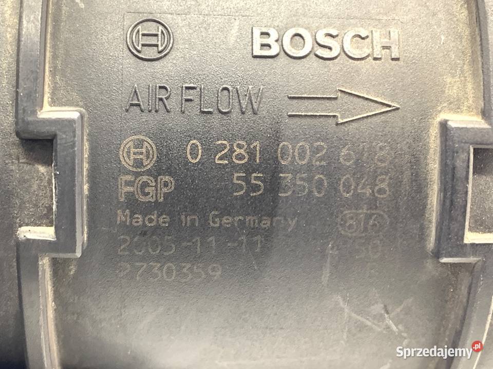 PRZEPŁYWOMIERZ ALFA 159 55350048 19 136 0512