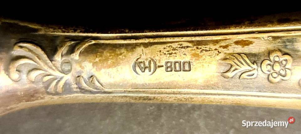 Srebrne sztućce Hefra model Aleksandra opolskie