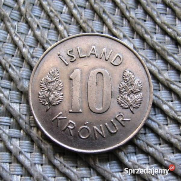 Islandia 10 Kronur 1974 wielkopolskie Kalisz sprzedam