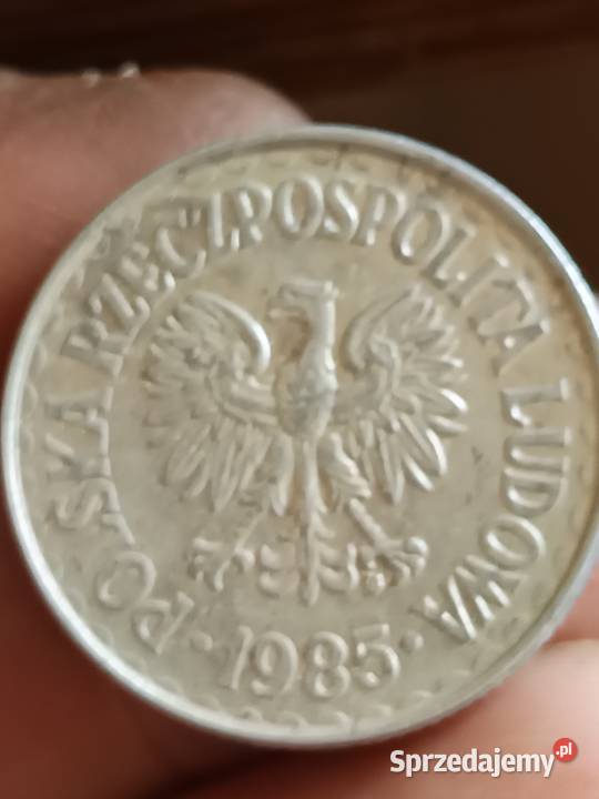 Sprzedam monetę 1 zloty 1985 r lekka skrętka