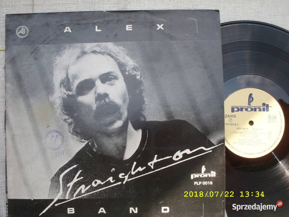 LPJazz Winyl ALEX BAND STRAIGHT ON Pronit 0016 Płyty i kasety Wołów