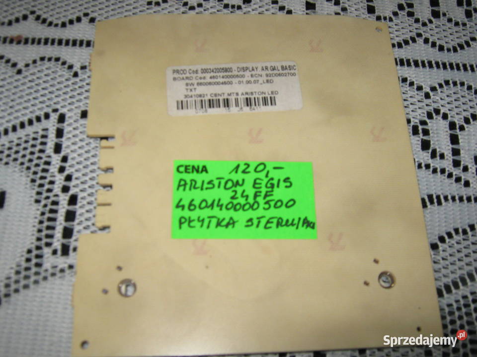 ARISTON EGIS 24FF 460140000500 PŁYTKA STERUJACA stal Nowy Sącz