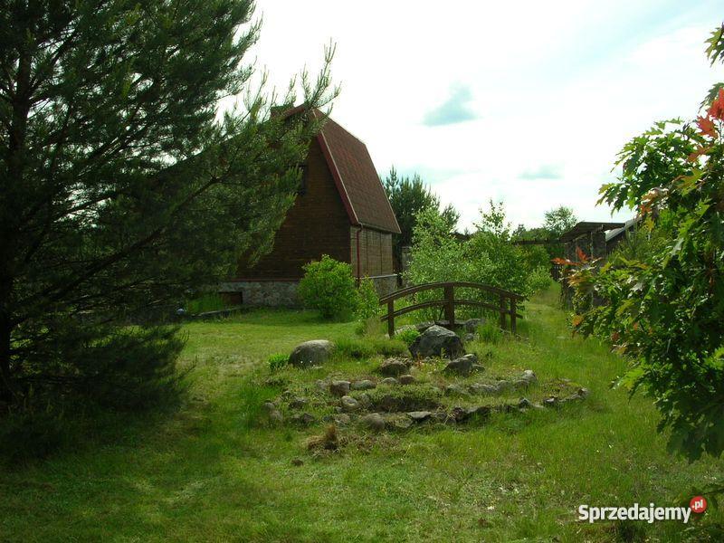Drewnianomurowany dom Dzięciołkiem w bliskim sąs Liczba pokoi 5 Szynkarzyzna sprzedam