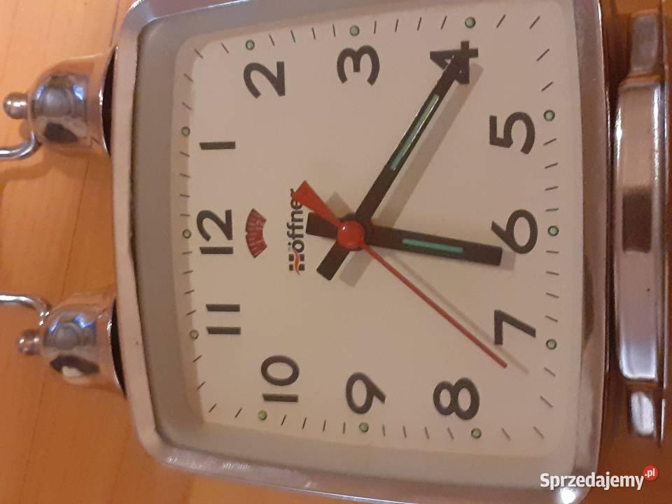 Retro Zegar budzik HOFFNER Chorzów