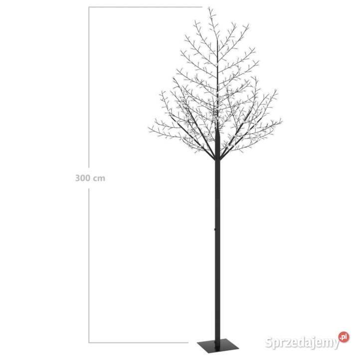 vidaXL Drzewko z niebieskimi lampkami 600 LED Taśmy LED Warszawa