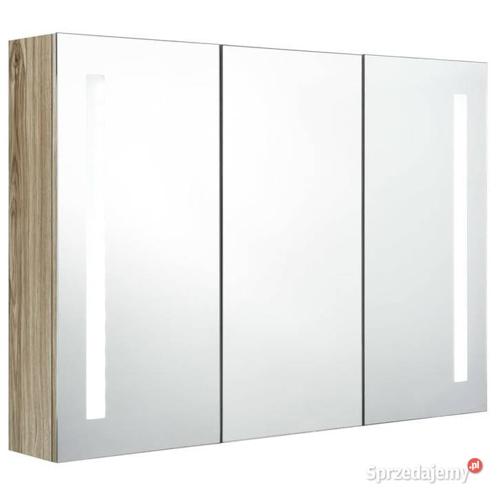 Szafka łazienkowa z lustrem i LED 89 x 14 x 62 sprzedam