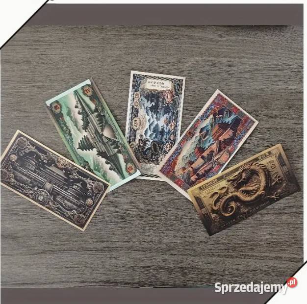 Kolekcjonerski zestaw banknotów Warszawa sprzedam
