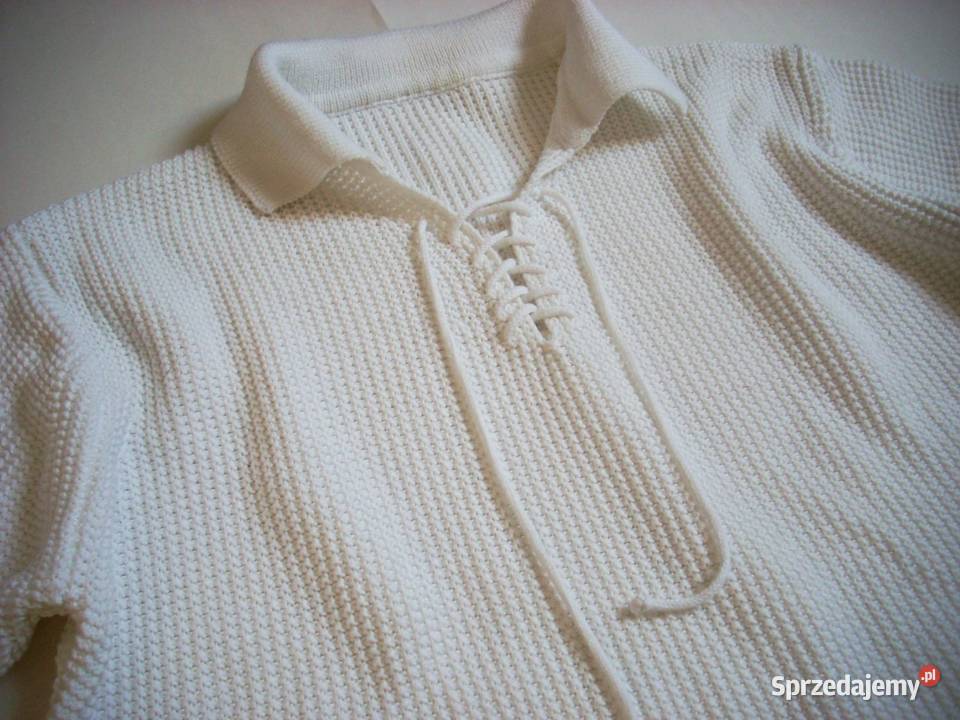 Sweter Sznurowany 38 40 biały Nowy Sącz sprzedam