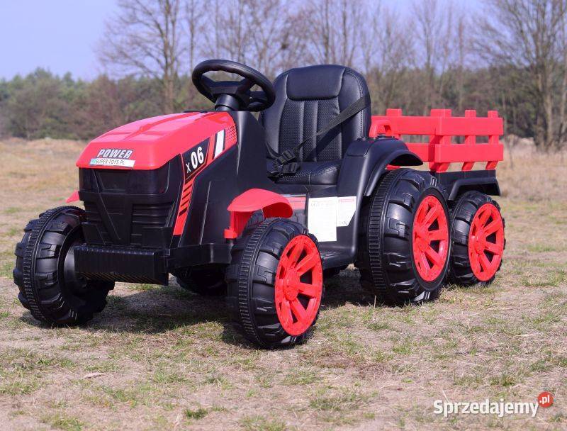 WIELKI TRAKTOR NA AKUMULATOR Z PRZYCZEPĄ POWER Toruń