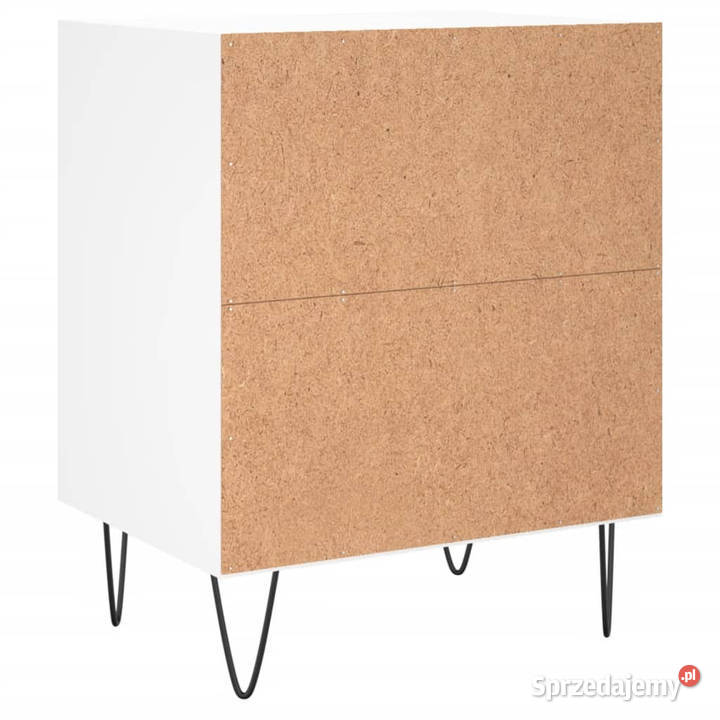 Szafki nocne 2 białe 40x30x50 WM826781 Warszawa