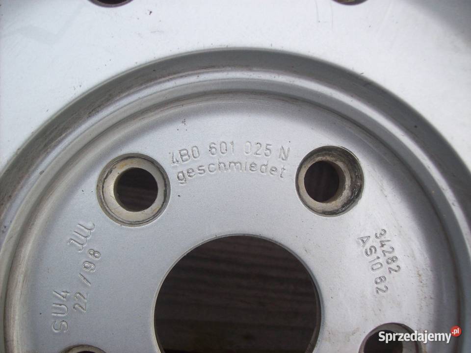 A4 B5 A6 C5 Felga aluminiowa z zapasu 5x112 Mińsk Mazowiecki sprzedam