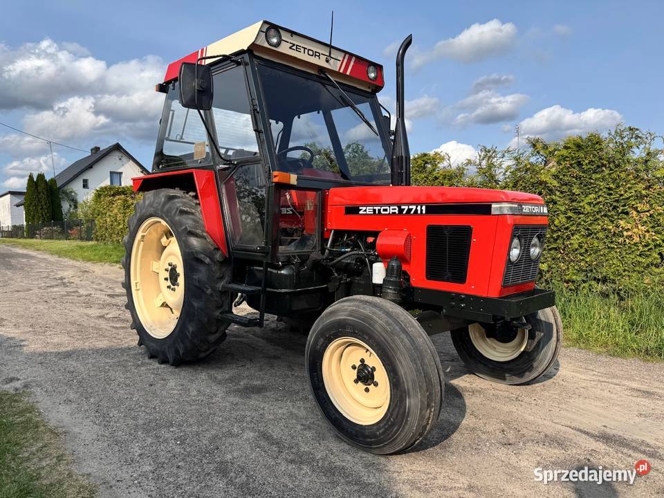 Zetor 7711 sprowadzony stan Konarzyny