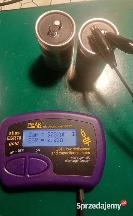 2x Original Nippon ChemiCon 10000uF 80V 35x50mm Tarnów