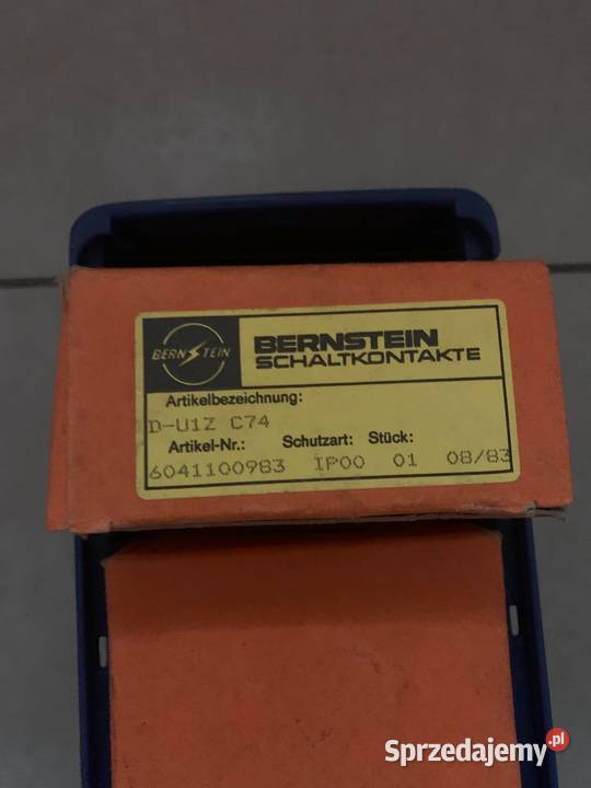 Bernstein Schaltsysteme DU1Z Limit Switch mazowieckie Warszawa