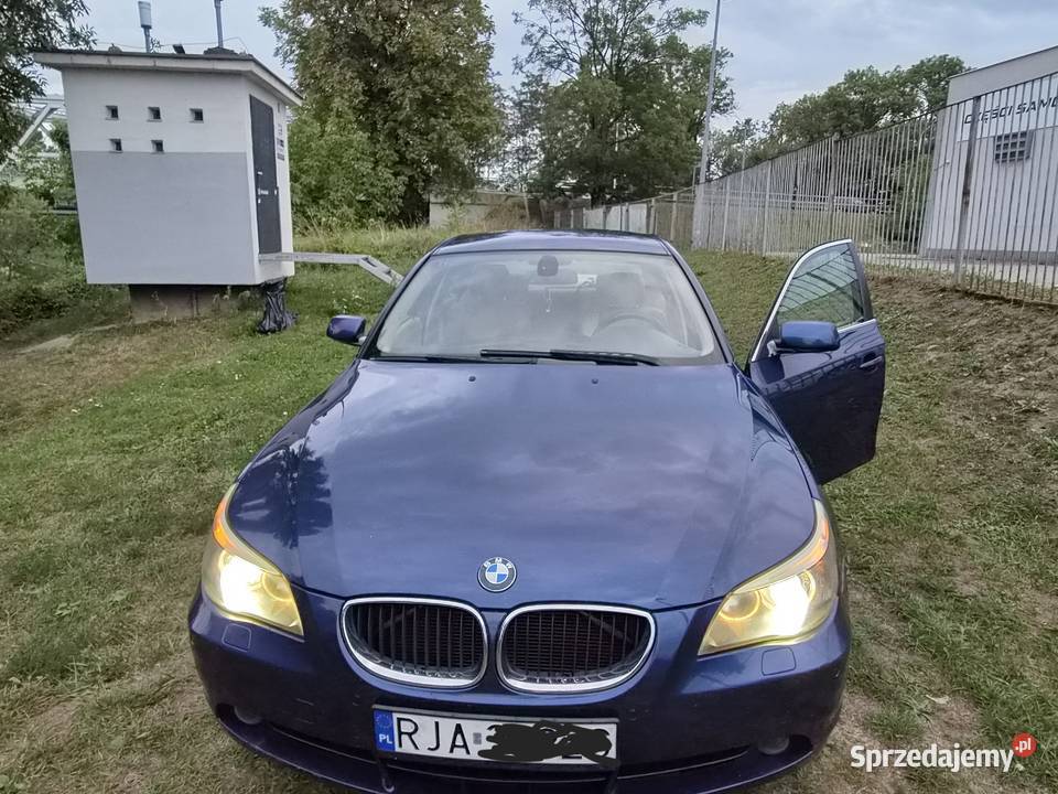 BMW E60 niebieski Jarosław