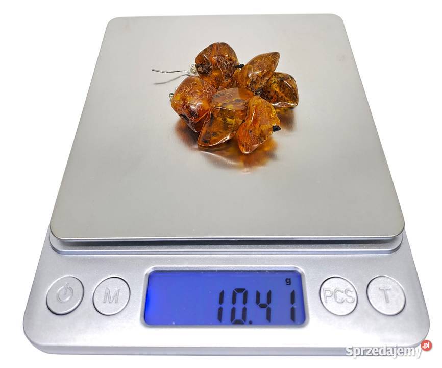 Kolczyki z BURSZTYNU bursztyn bałtycki bryłki Warszawa sprzedam