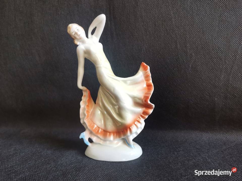 Stara figurka porcelanowa Tancerka śląskie Katowice sprzedam