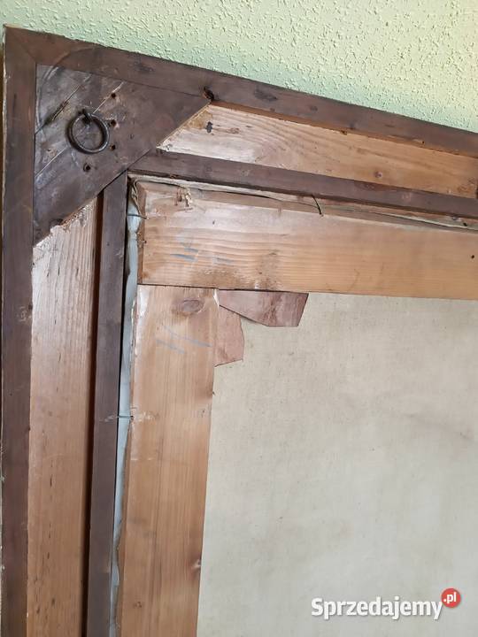 Stary potężny obraz na płótnie 270 X180 małopolskie Nowy Sącz