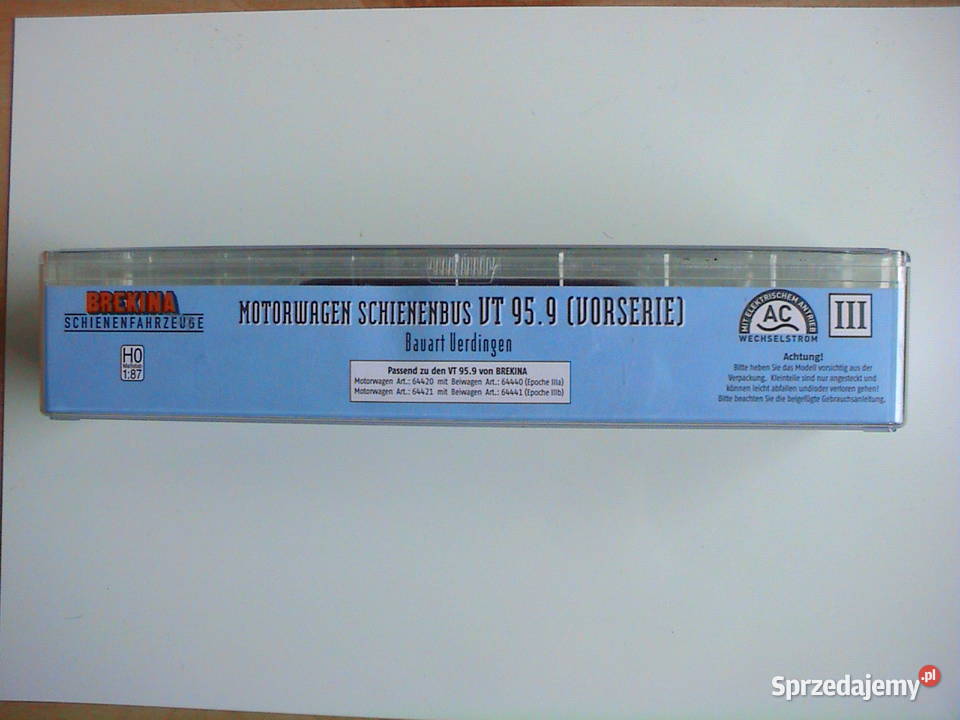 Brekina 64421 H0 VT 95 szynobus kolejowy Jaworzno