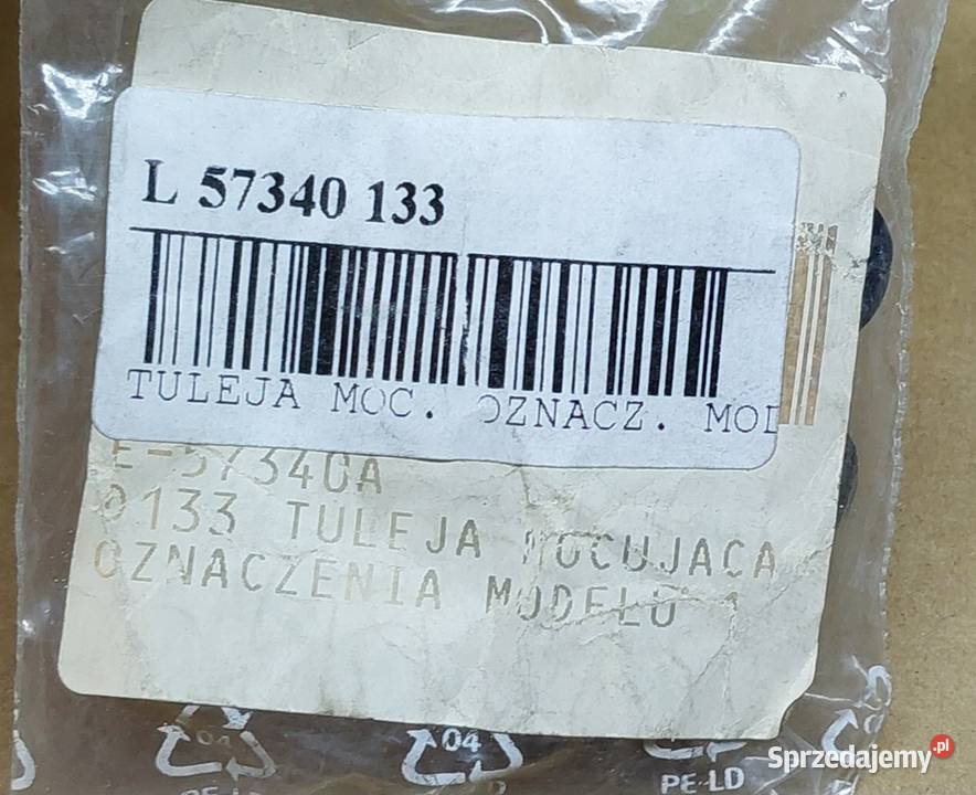 TULEJA MOCUJĄCA EMBLEMATY OZNACZENIA MODELU Mielęcin