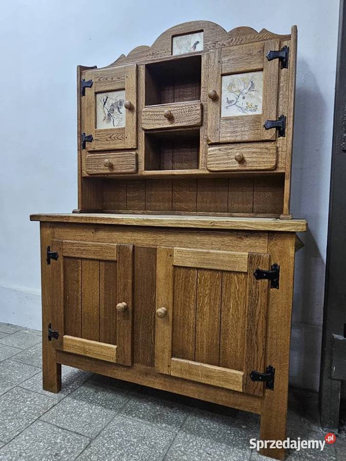Dębowa jadalnia komplet rustykalny do kuchni Nowy Sącz