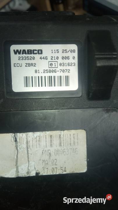 Wabco Moduł ECU ZBR2 81258067072