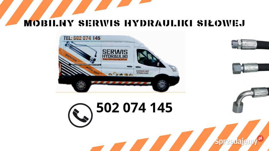 Mobilny Serwis Hydrauliki Siłowej Zakuwanie węży Pajęczno usługa