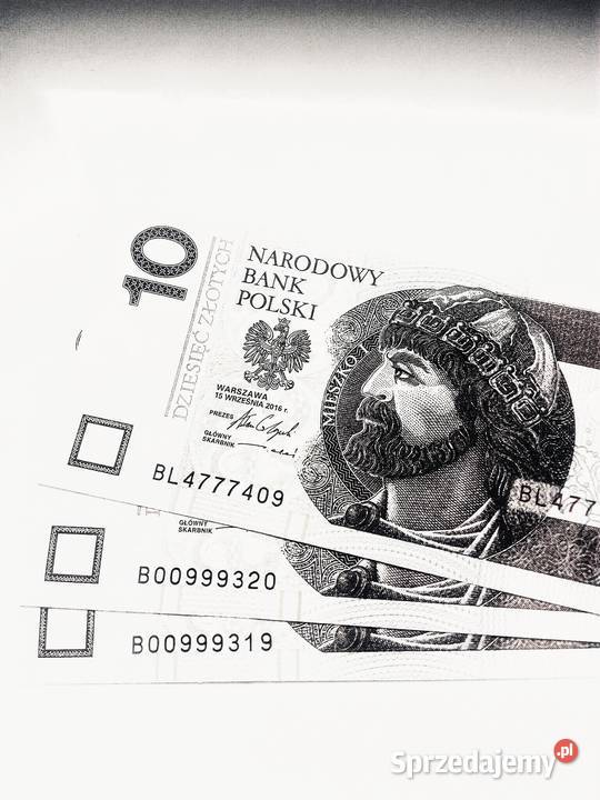 Banknoty kolekcjonerskie 10 zl 2016 r