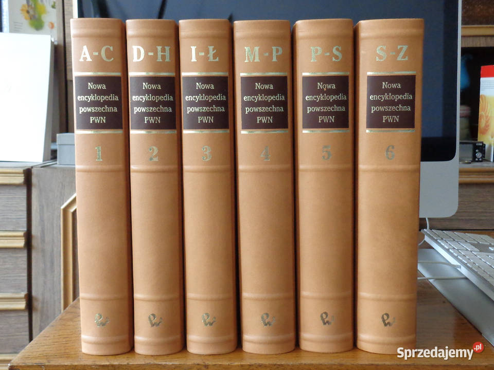Nowa Encyklopedia Powszechna PWN 6 tomów Skóra opolskie Brzeg