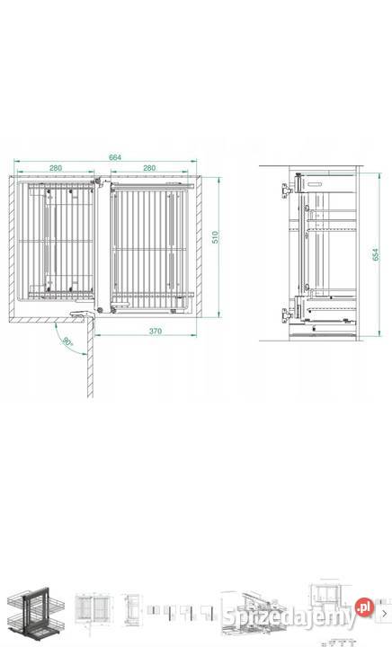 Kosz narożny magic corner Rejs Maxima Classic Kraków sprzedam