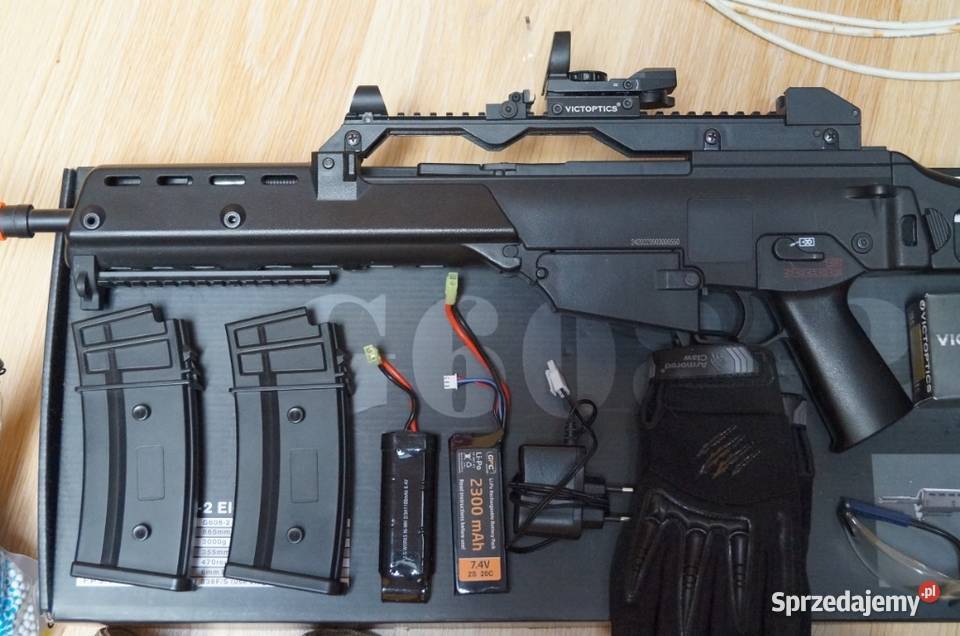 Zestaw ASG Gieta 608 Magazynek Kolimator itp Staroźreby