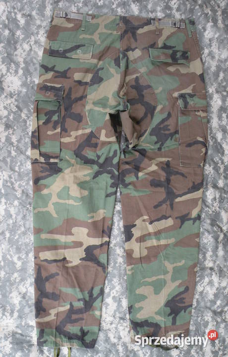 Spodnie BDU woodland large long NYCO 87r Wrocław