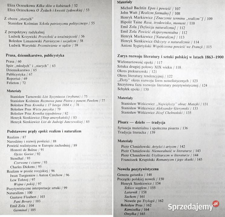 Pozytywizm Podręcznik Tadeusz Bujnicki Chełm