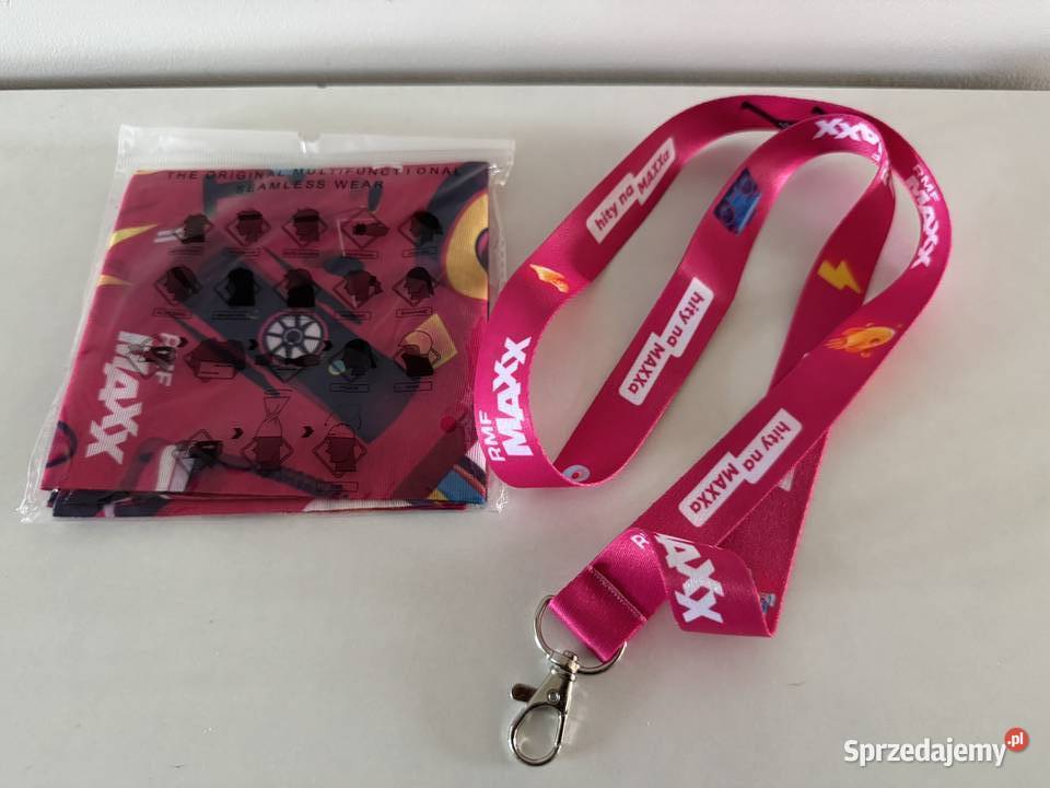 Komin bandana RMF MAXX smycz sprzedam