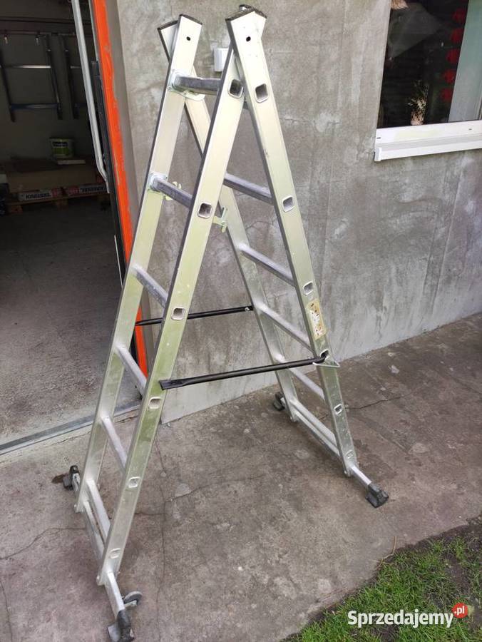 Rusztowaniepodest roboczyaluminiowy 2x6 stopni