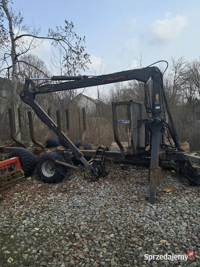 Przyczepa Leśna palms 8 tonowa nieuszkodzony