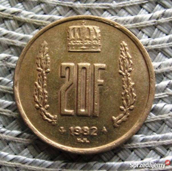 Luksemburg 20 Franków 1982r