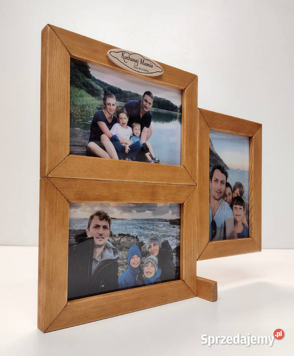 Ramka Na Zdjęcia 10x15 DREWNO Olcha Napis