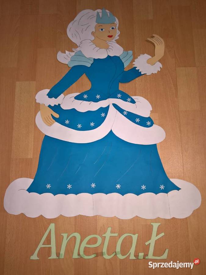 Dekoracje dwustronne zimowe z brystolu te 504