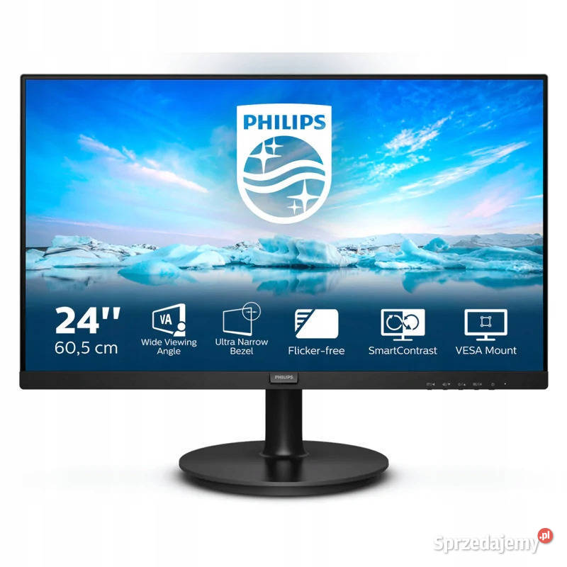LED Philips 241V8LA 24 Monitor zbita matryca