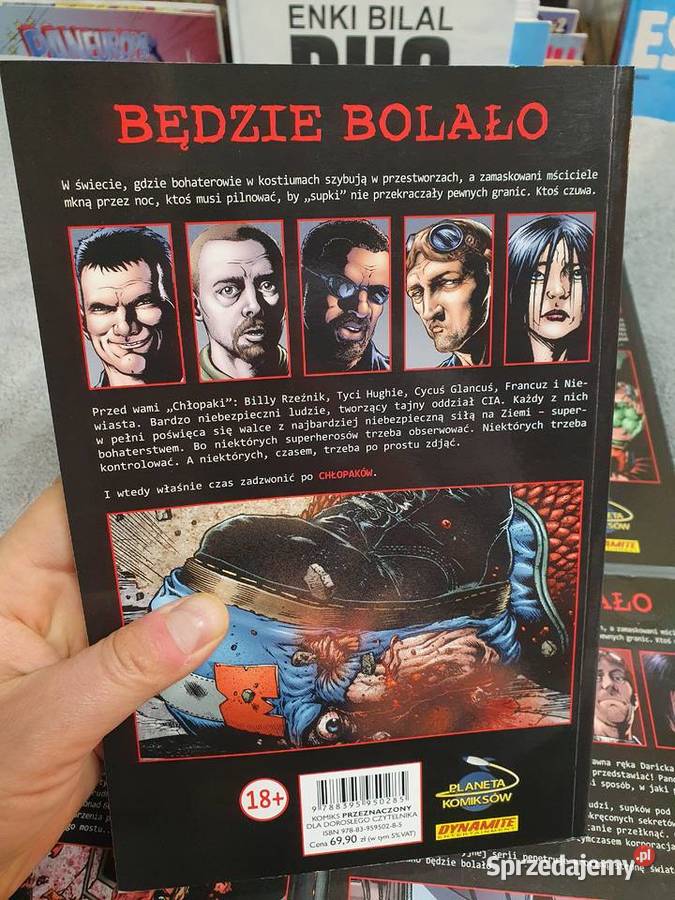 Chłopaki The Boys zestaw 4 komiksów Gdynia